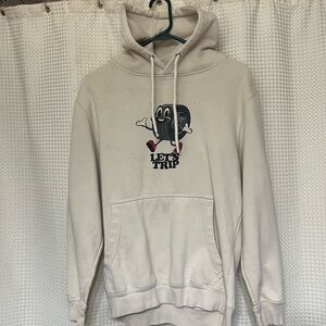 Men's Cream Graphic Hoodie
